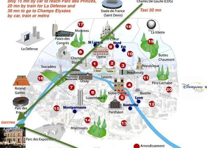 De 100m2 Dans Un Parc A 20 Mn Du Centre De Paris * Garches